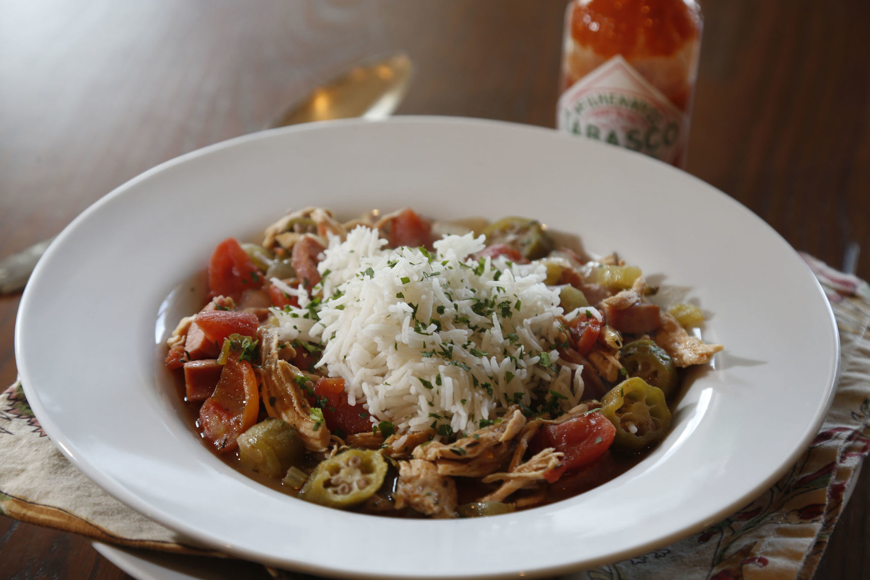 “Big Easy” Chicken, Sausage and Okra Gumbo